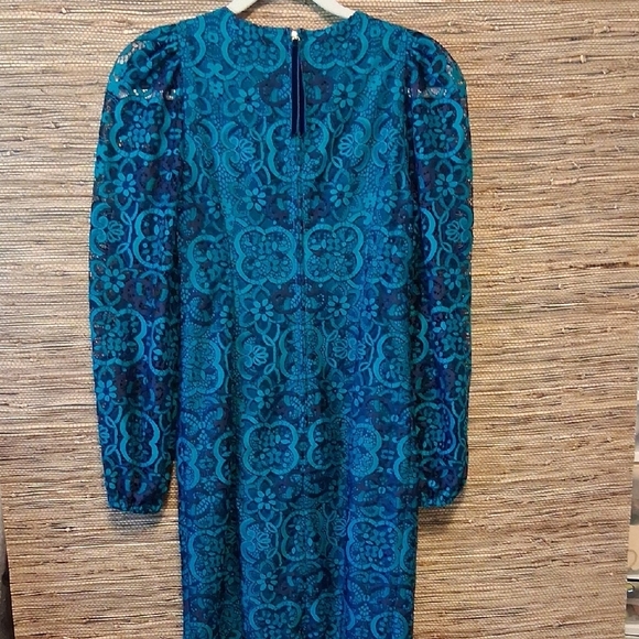 πβ¨ NWT Lilly Pulitzer Georgie Dress β Valencia Teal π Size 00 - Picture 12 of 12